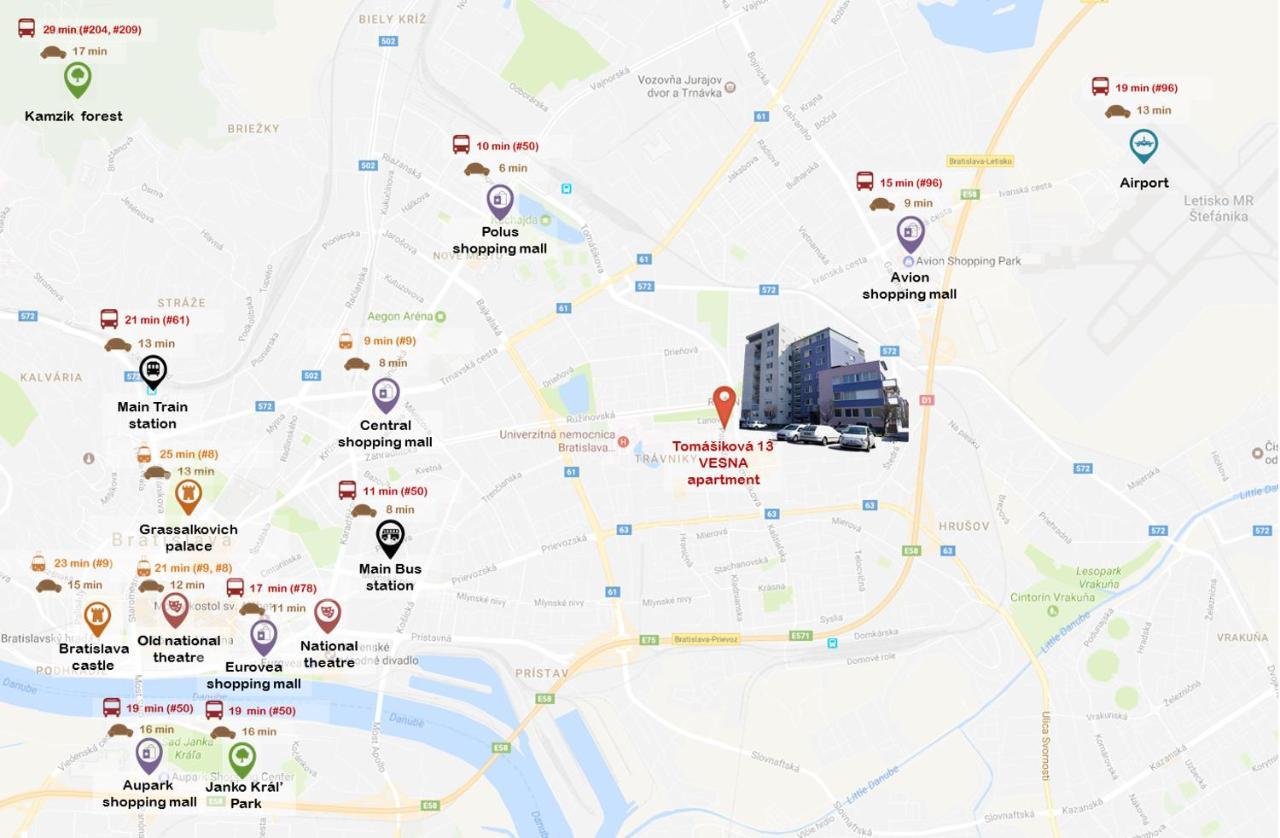 Vesna Convenient Apartment Bratislava Exterior foto